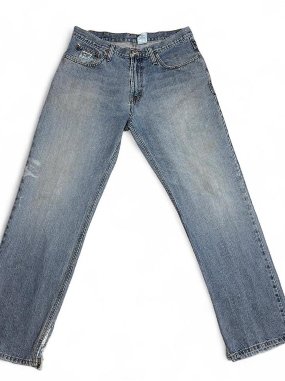 Cinch Men's Faded Blue Straight Jeans